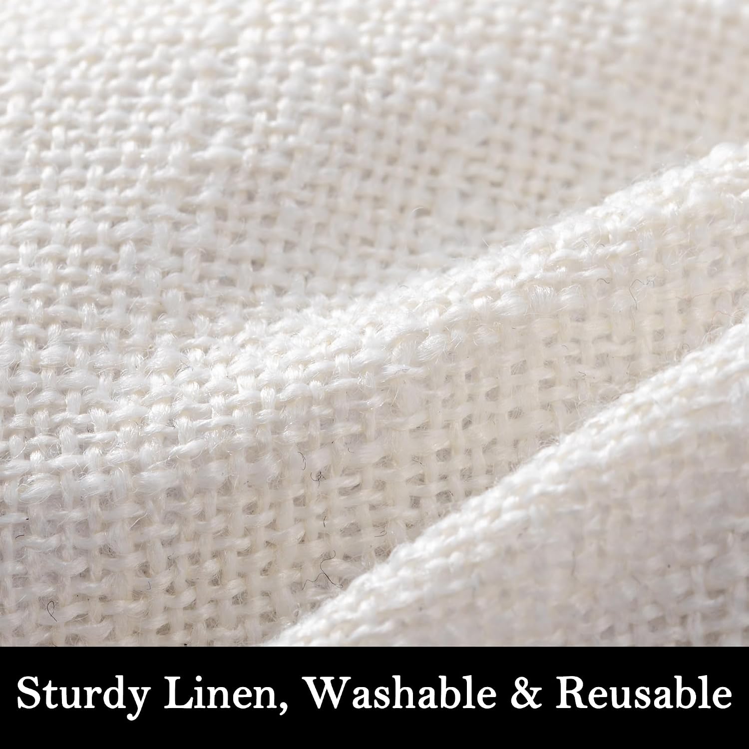 Sunolga Linen Door Draft Stopper, Removable Washable Cover, 36", Beige