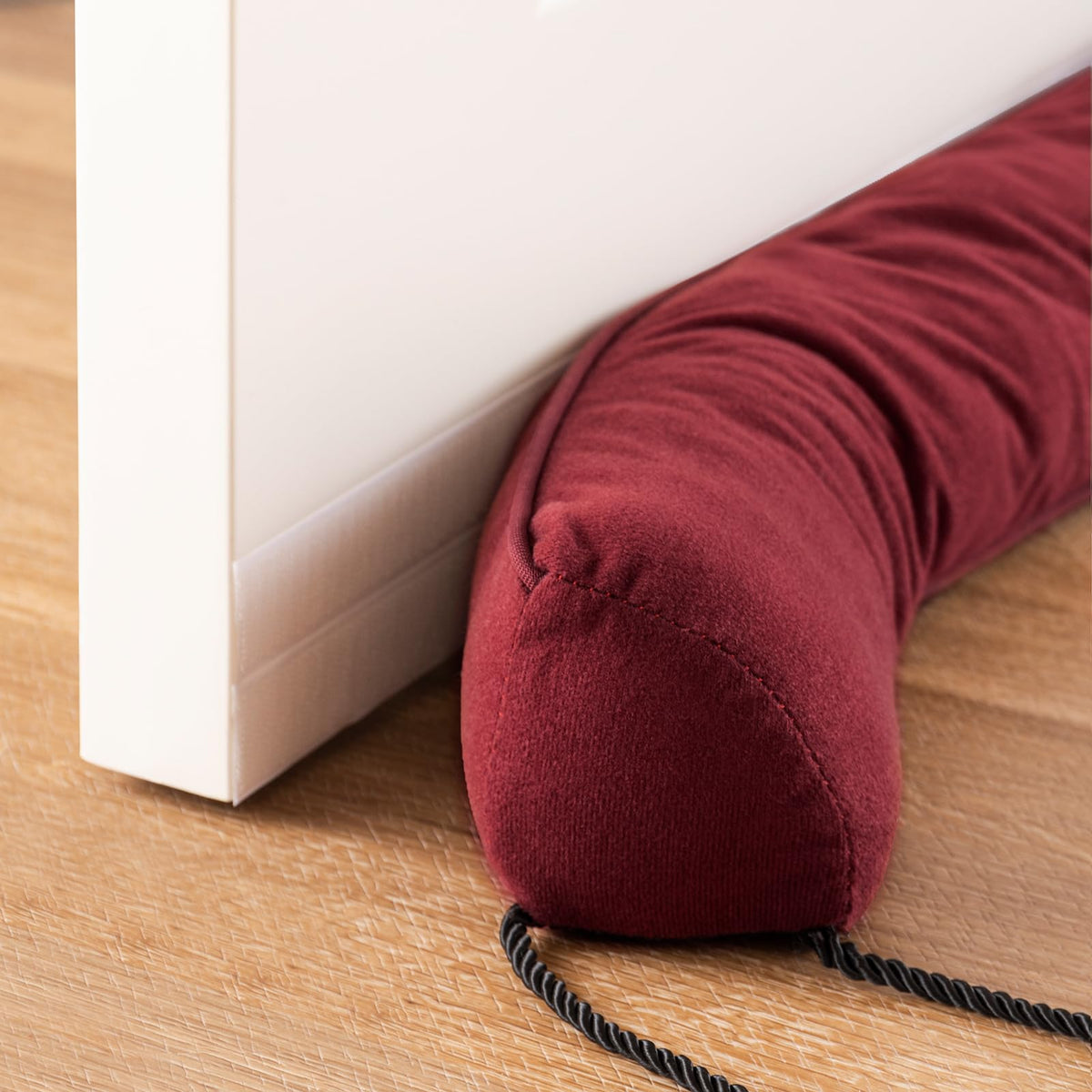 Sunolga Door Draft Stopper with Removable Washable Cover, 36", Beige