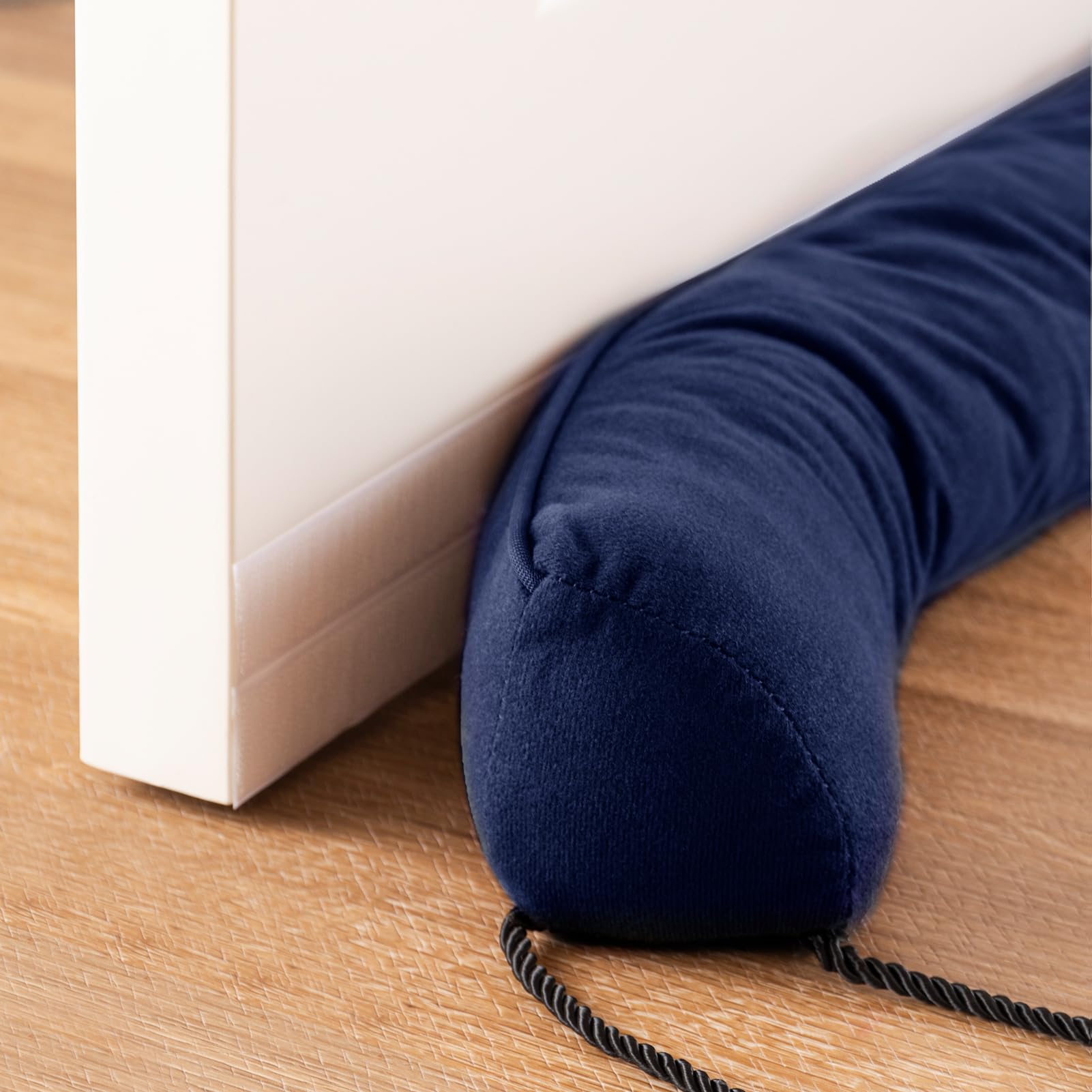 Sunolga Door Draft Stopper with Removable Washable Cover, 36", Beige