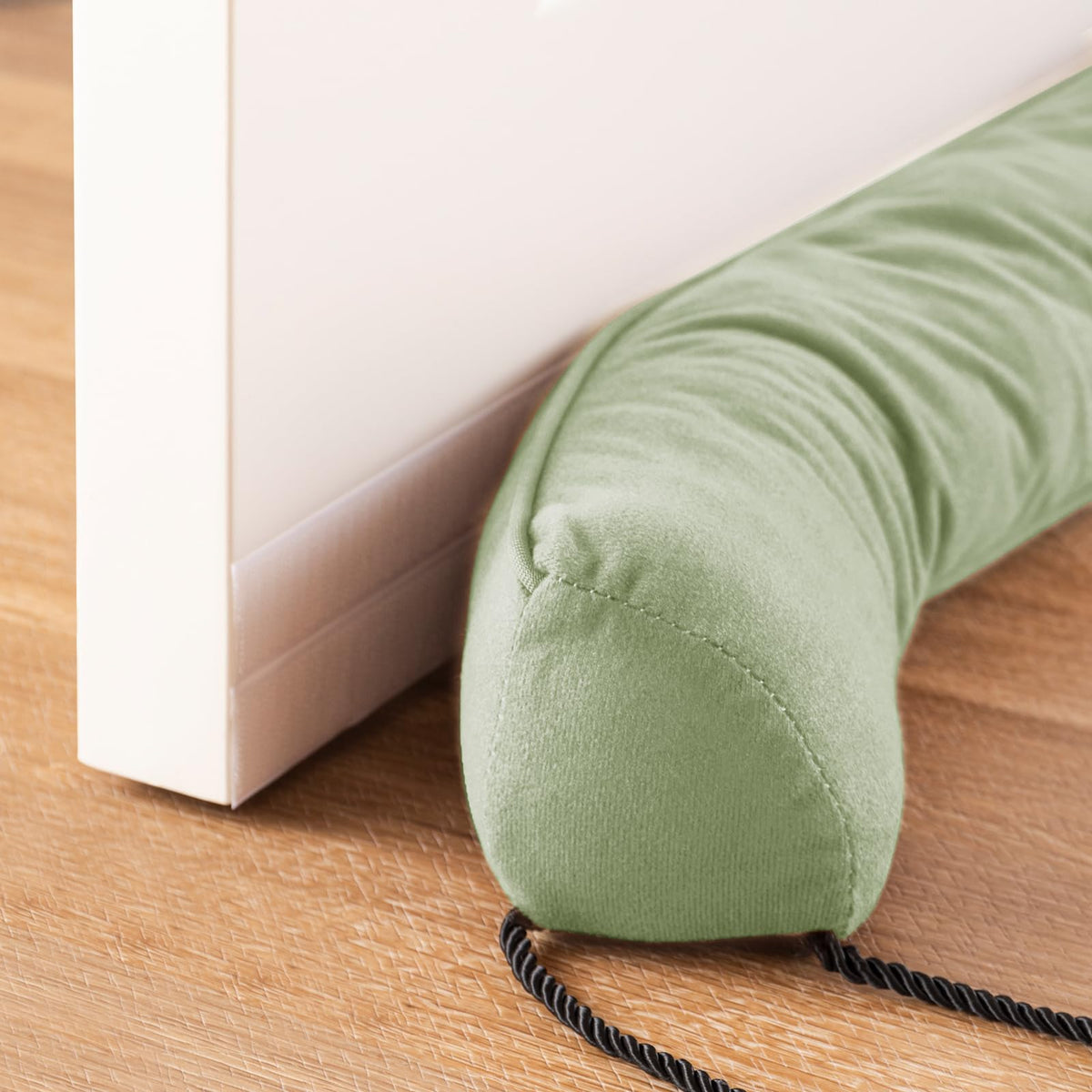 Sunolga Door Draft Stopper with Removable Washable Cover, 36", Beige