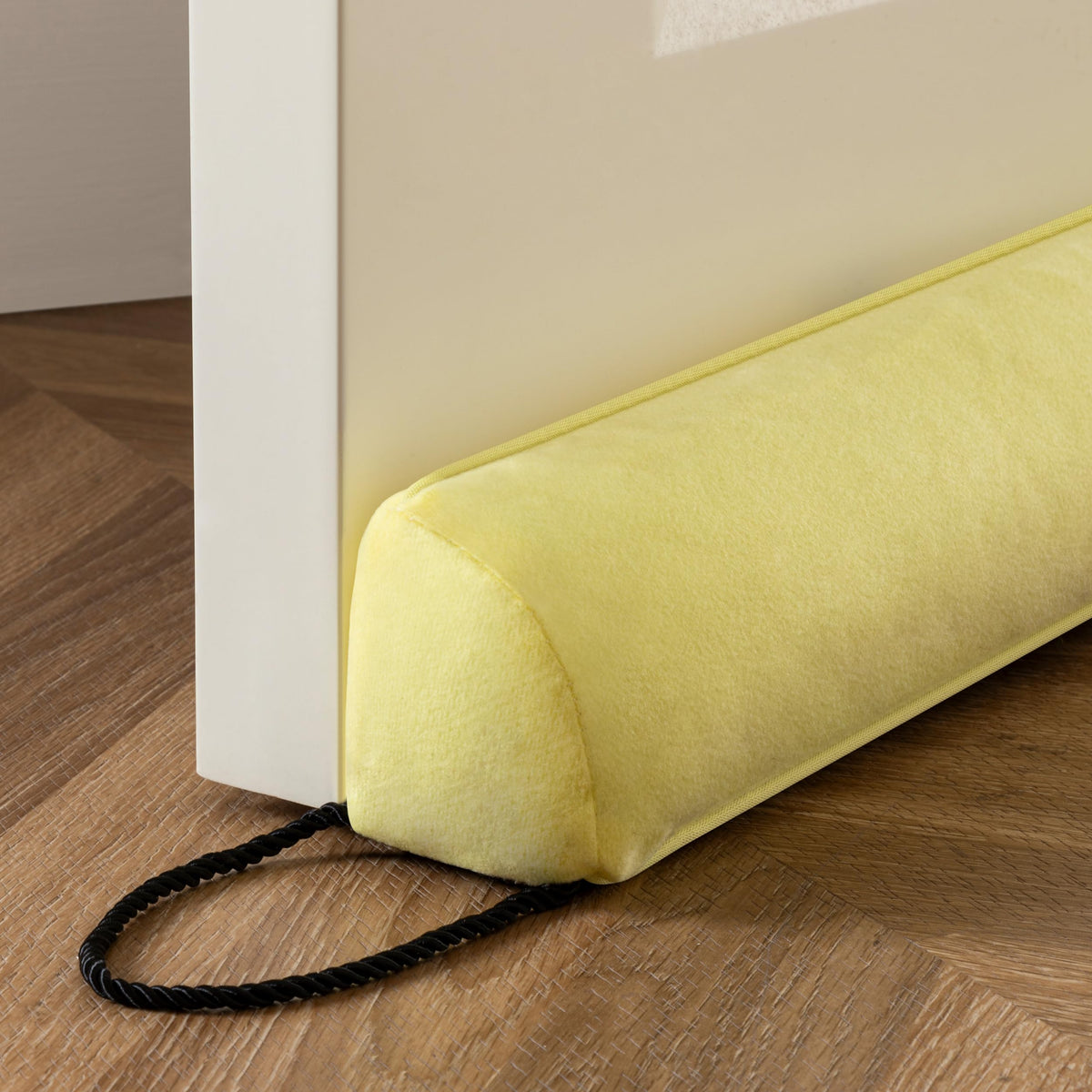 Sunolga Door Draft Stopper with Removable Washable Cover, 36", Beige