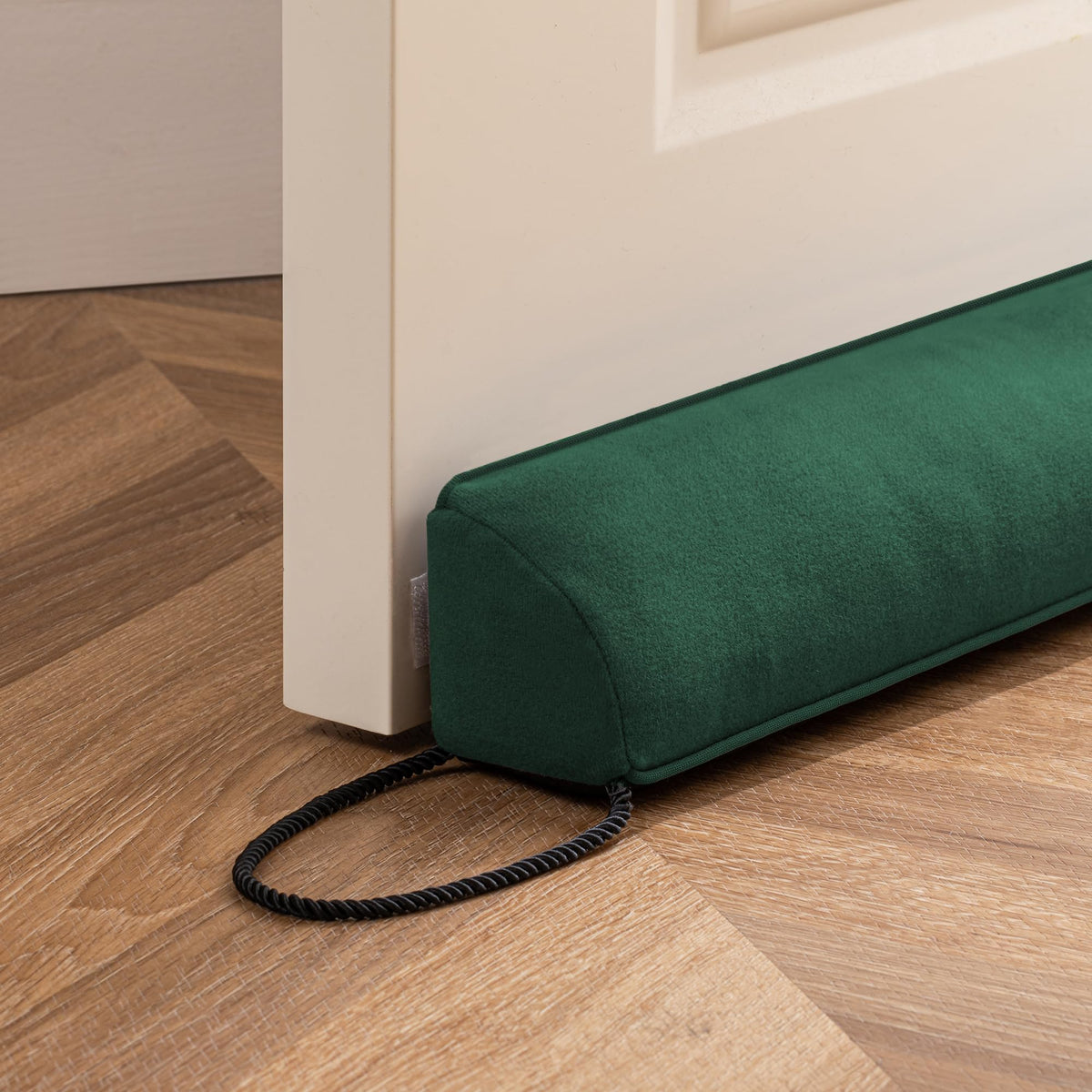 Sunolga Door Draft Stopper with Removable Washable Cover, 36", Beige