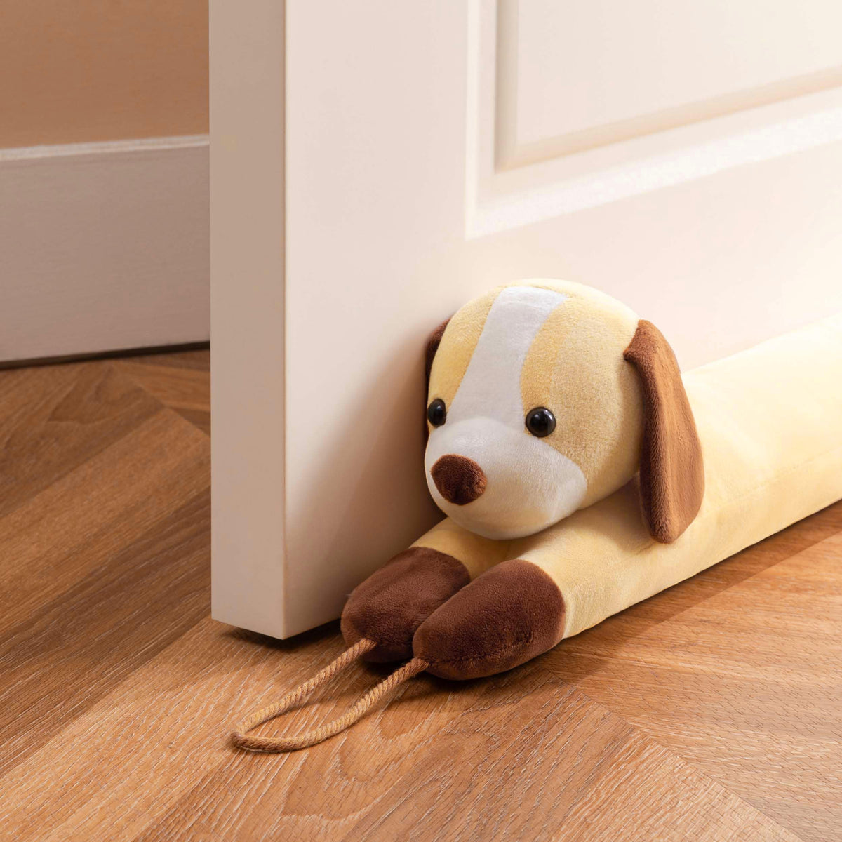 Sunolga Door Draft Stopper Blocks Hot and Cold Air, 38", Brown Dog