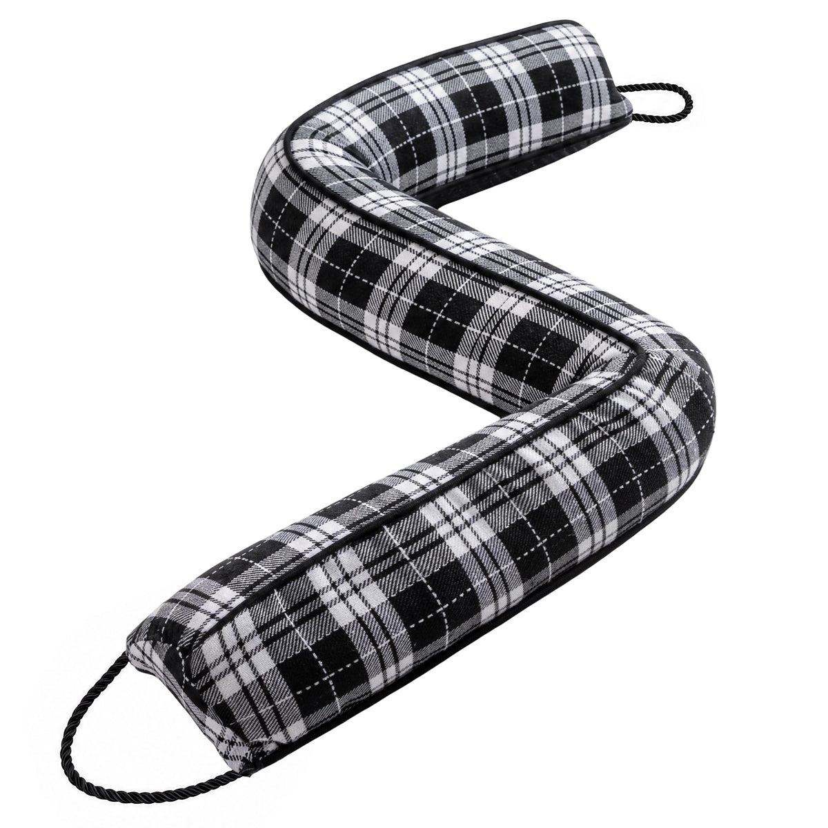 Sunolga Door Draft Stopper, Removable Washable Cover, 18", Gray