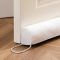 Sunolga Door Draft Stopper with Removable Washable Cover, 36", Beige