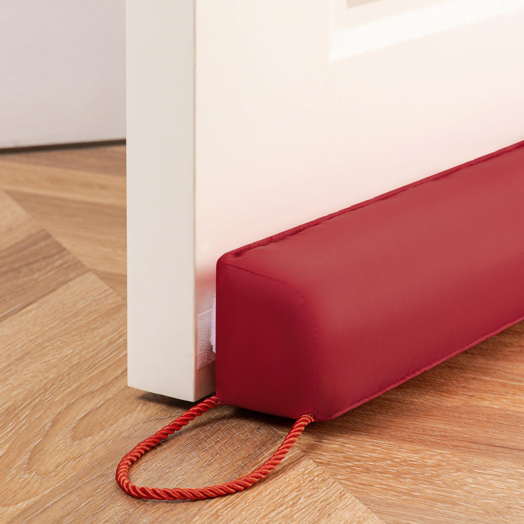 Sunolga Water Resistant Door Draft Stopper, Removable Cover, 36", Beige